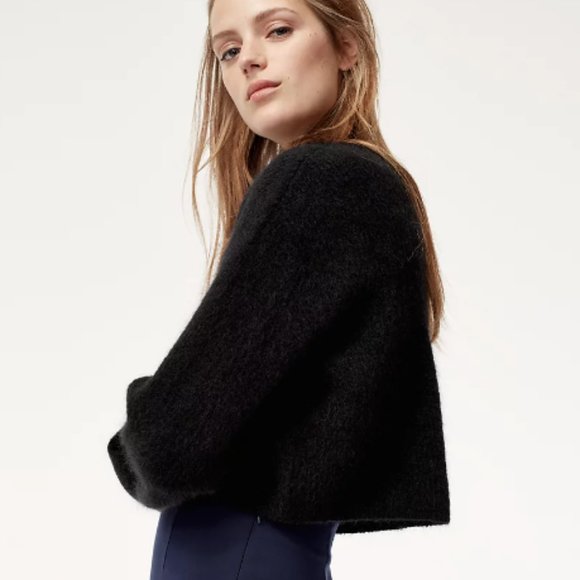Aritzia Babaton Delton Sweater - Black - Size L - Picture 7 of 7